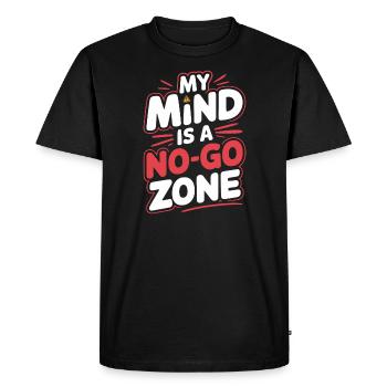 Mind Control Mk-Ultra Conspiracy And Government - Men's Premium Organic T-Shirt - black - Front - Nico (187cm)