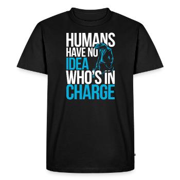 Lizard People Reptile Conspiracy And Secret - Men's Premium Organic T-Shirt - black - Front - Nico (187cm)