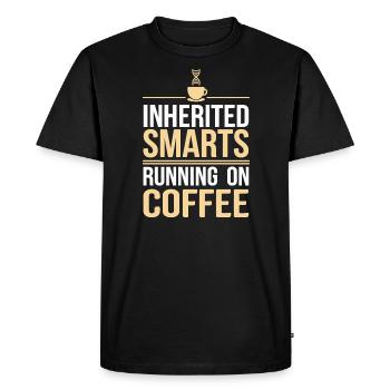 Traits familiaux et hérédité Génétique amusante et - T-shirt Premium bio Homme - noir - Devant - Nico (187cm)