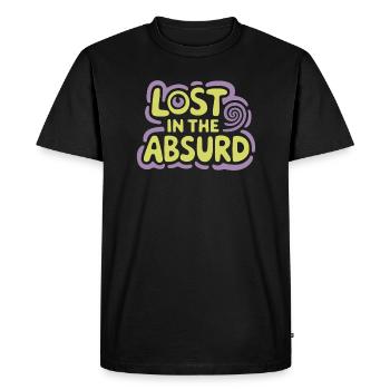 Surréaliste Art Humour Images oniriques Flottant - T-shirt Premium bio Homme - noir - Devant - Nico (187cm)