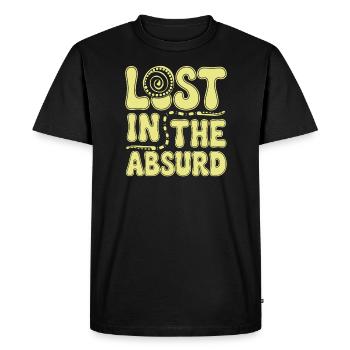 Surréaliste Art Humour Images oniriques Flottant - T-shirt Premium bio Homme - noir - Devant - Nico (187cm)