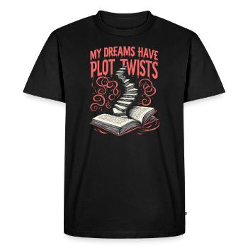 Surréaliste Art Humour Images oniriques Flottant - T-shirt Premium bio Homme - noir - Devant - Nico (187cm)