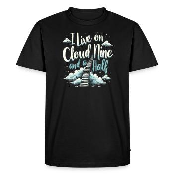 Surréaliste Art Humour Images oniriques Flottant - T-shirt Premium bio Homme - noir - Devant - Nico (187cm)