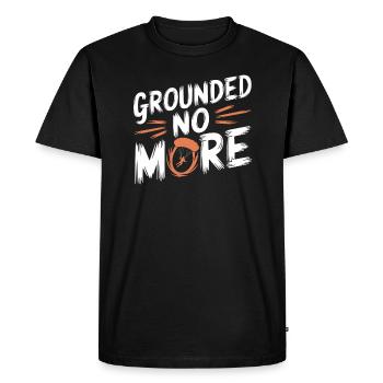 Parachutisme Débutants Aventure Nerfs - T-shirt Premium bio Homme - noir - Devant - Nico (187cm)