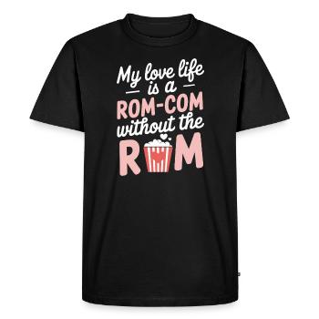 Rencontres Catastrophe Comédie Drôle Échecs - T-shirt Premium bio Homme - noir - Devant - Nico (187cm)