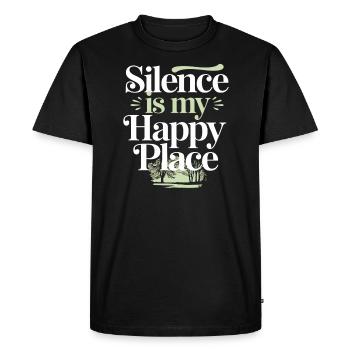 Silten Ways Mindfulness Practice Technical Free - Men's Premium Organic T-Shirt - black - Front - Nico (187cm)