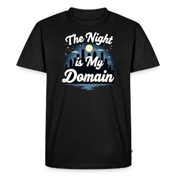 Revenge Bedtime Postponement Night Owl Sleep - Men's Premium Organic T-Shirt - black - Front - Nico (187cm)