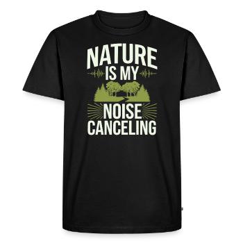 Silten Ways Mindfulness Practice Technical Free - Men's Premium Organic T-Shirt - black - Front - Nico (187cm)