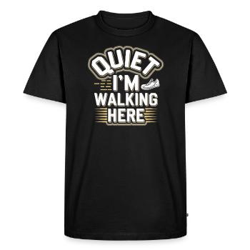 Silten Ways Mindfulness Practice Technical Free - Men's Premium Organic T-Shirt - black - Front - Nico (187cm)