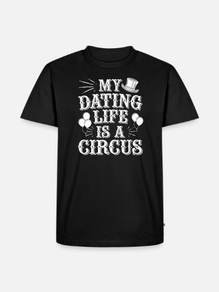 Dating Disaster Comedy Funny Fails - Men's Premium Organic T-Shirt - black