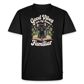 Sorcière Décorateurs d’intérieur Intérieurs mystiques - T-shirt Premium bio Homme - noir - Devant - Nico (187cm)
