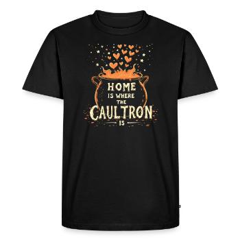 Sorcière Décorateurs d’intérieur Intérieurs mystiques - T-shirt Premium bio Homme - noir - Devant - Nico (187cm)