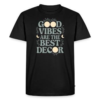 Sorcière Décorateurs d’intérieur Intérieurs mystiques - T-shirt Premium bio Homme - noir - Devant - Nico (187cm)