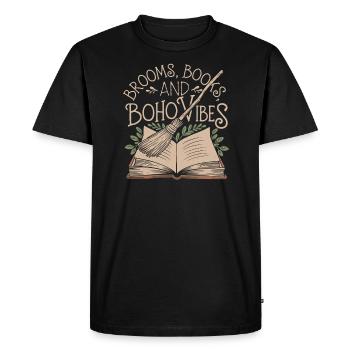 Sorcière Décorateurs d’intérieur Intérieurs mystiques - T-shirt Premium bio Homme - noir - Devant - Nico (187cm)
