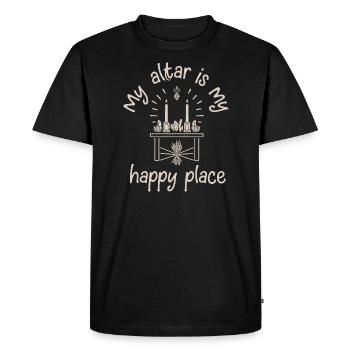 Sorcière Décorateurs d’intérieur Intérieurs mystiques - T-shirt Premium bio Homme - noir - Devant - Nico (187cm)