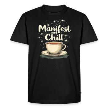 Sorcière Décorateurs d’intérieur Intérieurs mystiques - T-shirt Premium bio Homme - noir - Devant - Nico (187cm)