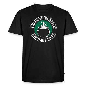 Sorcière Décorateurs d’intérieur Intérieurs mystiques - T-shirt Premium bio Homme - noir - Devant - Nico (187cm)