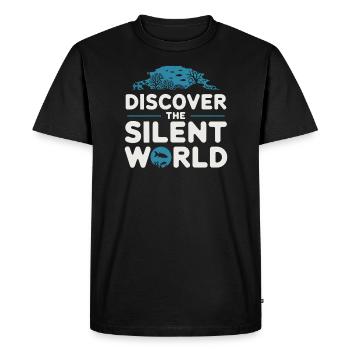 Plongée en apnée Aventure sous-marine Plongée en apnée - T-shirt Premium bio Homme - noir - Devant - Nico (187cm)