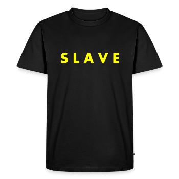Slave - T-shirt Premium bio Homme - noir - Devant - Nico (187cm)