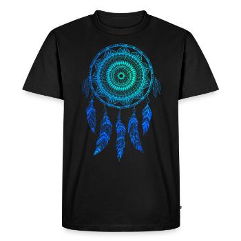 Capteur de rêves - T-shirt Premium bio Homme - noir - Devant - Nico (187cm)