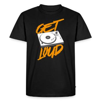 Get Loud - T-shirt Premium bio Homme - noir - Devant - Nico (187cm)
