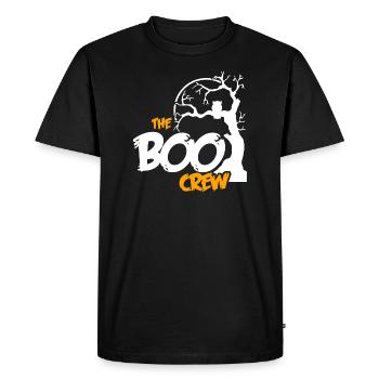 The Buh Crew Halloween friends collect candy - Men's Premium Organic T-Shirt - black - Front - Nico (187cm)
