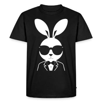 Lunettes de soleil Funny Rabbit Cool Sunglas Rabbit - T-shirt Premium bio Homme - noir - Devant - Nico (187cm)