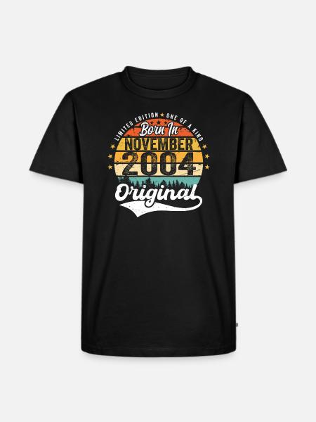 Legendary since November 2004 - 2004 - Men's Premium Organic T-Shirt - black