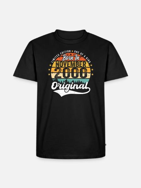 Legendary since November 2000 - 2000 - Men's Premium Organic T-Shirt - black