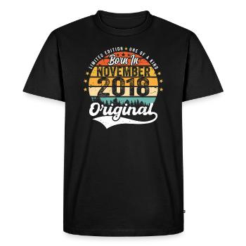Légendaire depuis novembre 2018 - 2018 - T-shirt Premium bio Homme - noir - Devant - Nico (187cm)