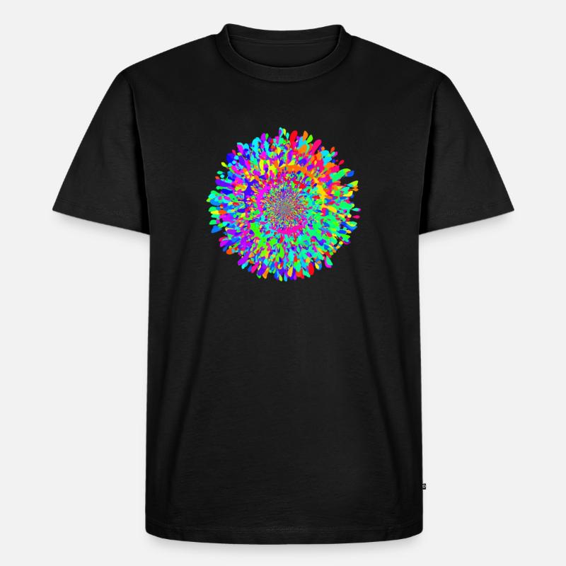 splish splash - Männer Premium Bio T-Shirt - Schwarz