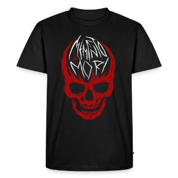 Memento Mori - Men's Premium Organic T-Shirt - black - Front - Nico (187cm)
