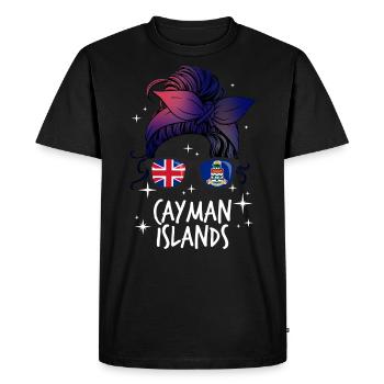 Îles Caïmans - T-shirt Premium bio Homme - noir - Devant - Nico (187cm)