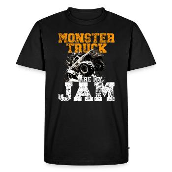 Monster Truck Are My Jam Monster Trucks - Men's Premium Organic T-Shirt - black - Front - Nico (187cm)