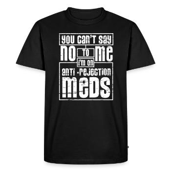 Irrésistible avec les médicaments de rejet - T-shirt Premium bio Homme - noir - Devant - Nico (187cm)