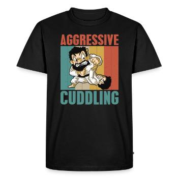 Gaga Ball Dodgeball Joueur de Gagaball Gaga Ball - T-shirt Premium bio Homme - noir - Devant - Nico (187cm)