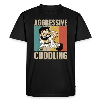 Gaga Ball Dodgeball Joueur de Gagaball Gaga Ball - T-shirt Premium bio Homme - noir - Devant - Nico (187cm)