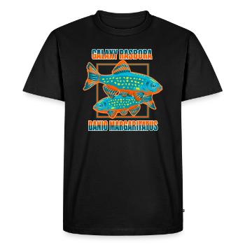 Galaxy Rasbora Danio Aquarium Aquarium Aquaristique - T-shirt Premium bio Homme - noir - Devant - Nico (187cm)