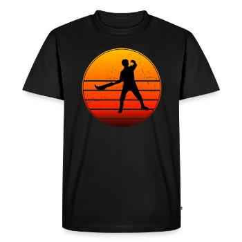 Basque Pelota Men Pelota vasca Pelota Women - Men's Premium Organic T-Shirt - black - Front - Nico (187cm)