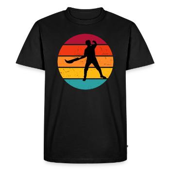 Pelota Women Basque Pelota Men Pelota vasca - Men's Premium Organic T-Shirt - black - Front - Nico (187cm)