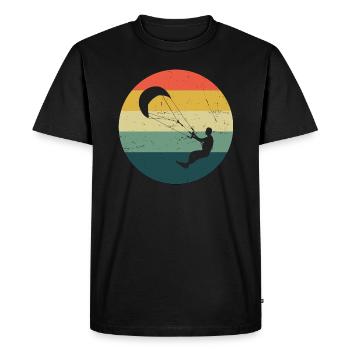 Kitesurf Femme Kitesurf Hommes Kitesurf - T-shirt Premium bio Homme - noir - Devant - Nico (187cm)