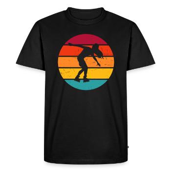 Roller Skate Men Roller Skating Roller Skating - Men's Premium Organic T-Shirt - black - Front - Nico (187cm)