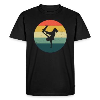 Skateboard Hommes Skateboarders Femmes Skateboarders - T-shirt Premium bio Homme - noir - Devant - Nico (187cm)