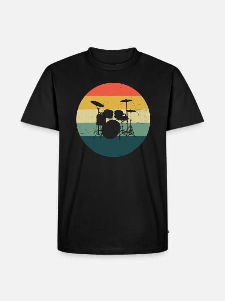 Drummer Men Drummer Drummer - Men's Premium Organic T-Shirt - black