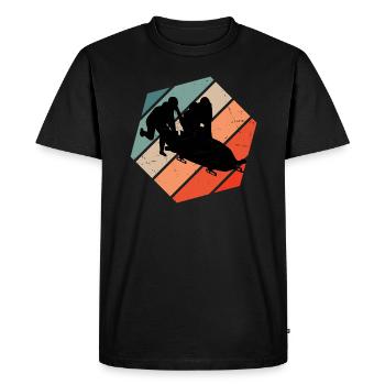 Bobsleigh Women's Two-man Bobsleigh Men's Bobsleigh - Men's Premium Organic T-Shirt - black - Front - Nico (187cm)