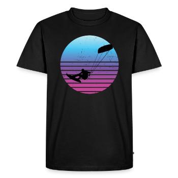 Kite Kitesurfing Men Kitesurfing Kite - Men's Premium Organic T-Shirt - black - Front - Nico (187cm)