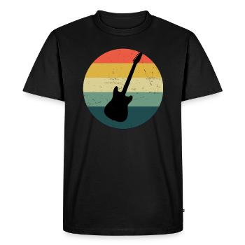 Electric guitar electric guitar acoustic guitar electronic g - Men's Premium Organic T-Shirt - black - Front - Nico (187cm)