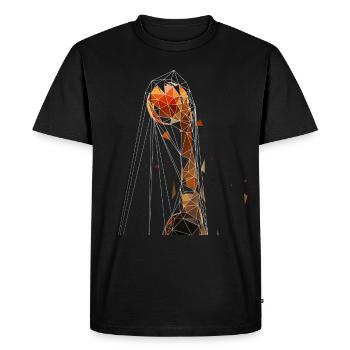 Basketball Passion Graphic Design Basketball Gift - Men's Premium Organic T-Shirt - black - Front - Nico (187cm)