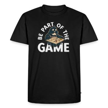 Boardgamer - Faites partie du jeu - T-shirt Premium bio Homme - noir - Devant - Nico (187cm)