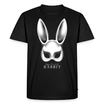 Lapin gothique - T-shirt Premium bio Homme - noir - Devant - Nico (187cm)
